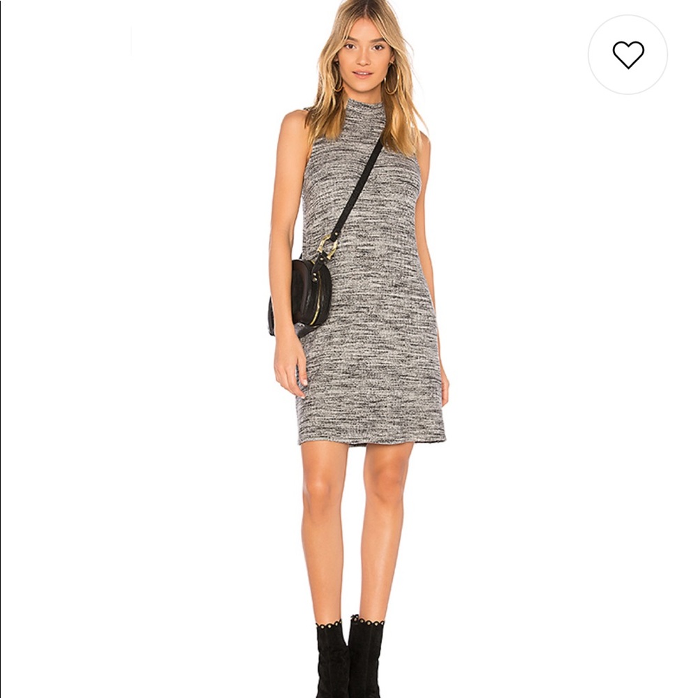 Women’s low turtle neck tank dress